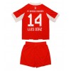 Baby Fußballbekleidung Bayern Munich Luis Diaz #14 Heimtrikot 2025-26 Kurzarm (+ kurze hosen)